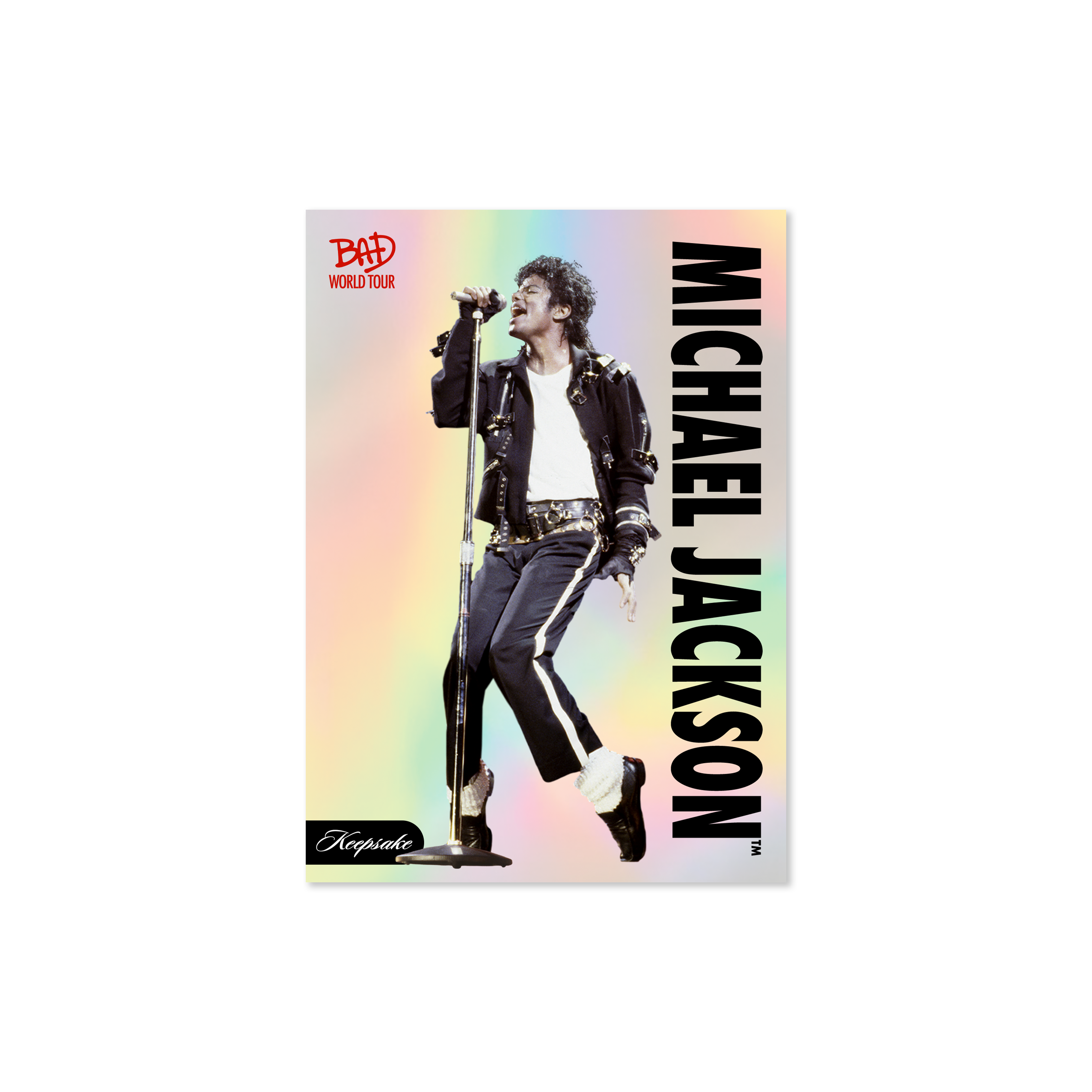 Michael Jackson Bad World Tour Keepsake Holo - Breaker Box Michael Jackson Bad World Tour Keepsake Holo - Breaker Box
