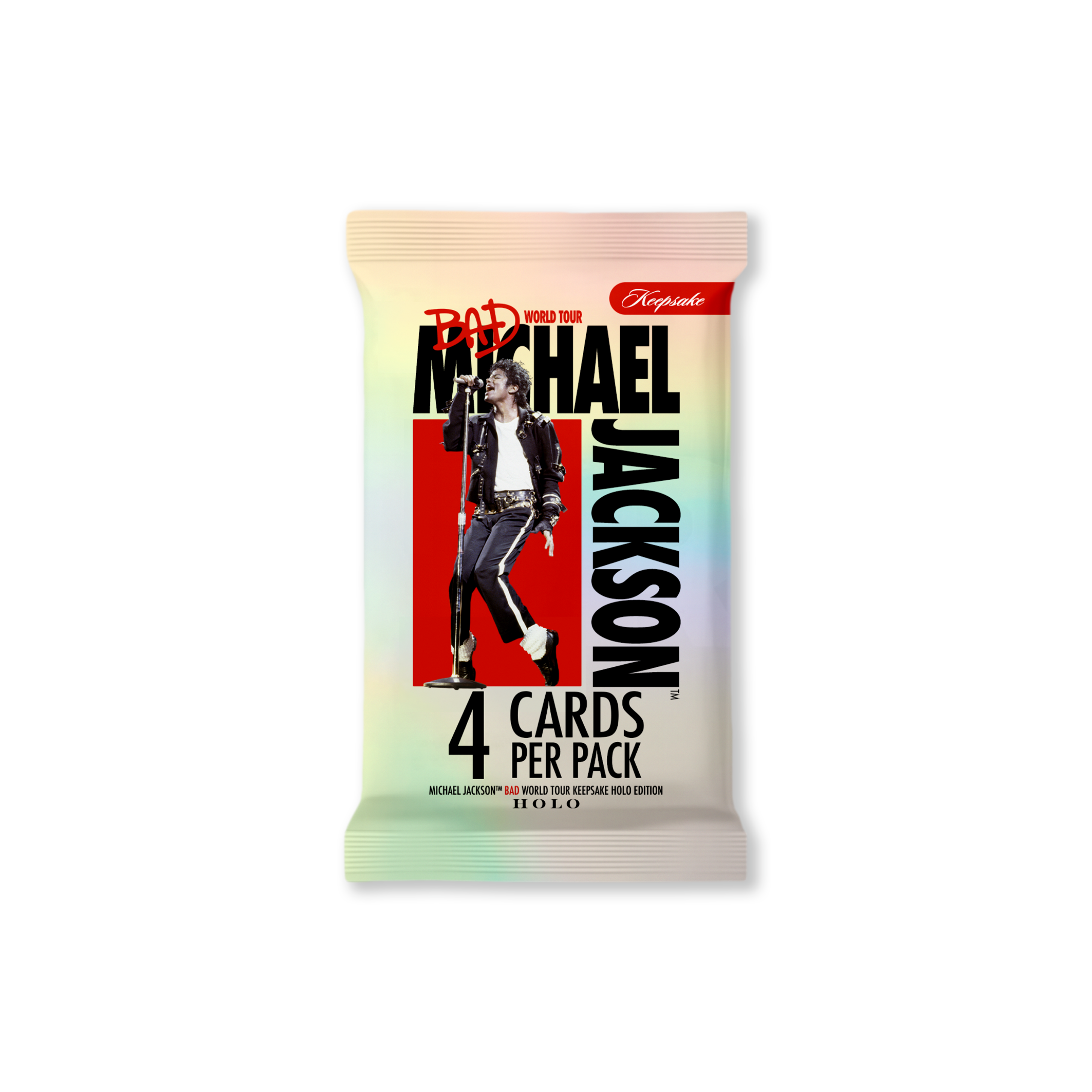 Michael Jackson Bad World Tour Keepsake Holo - Breaker Box Michael Jackson Bad World Tour Keepsake Holo - Breaker Box