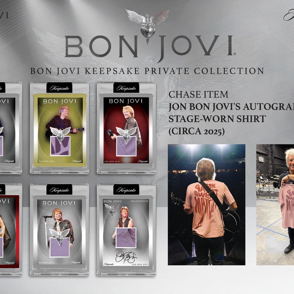 Bon Jovi Keepsake Tour Collection 6 Box Case – Keepsake Cards