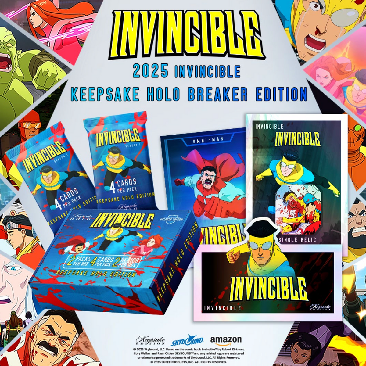 Invincible Graduation Card 2025 Invincible Season 1 Keepsake Holo Breaker Box β Keepsake Cards