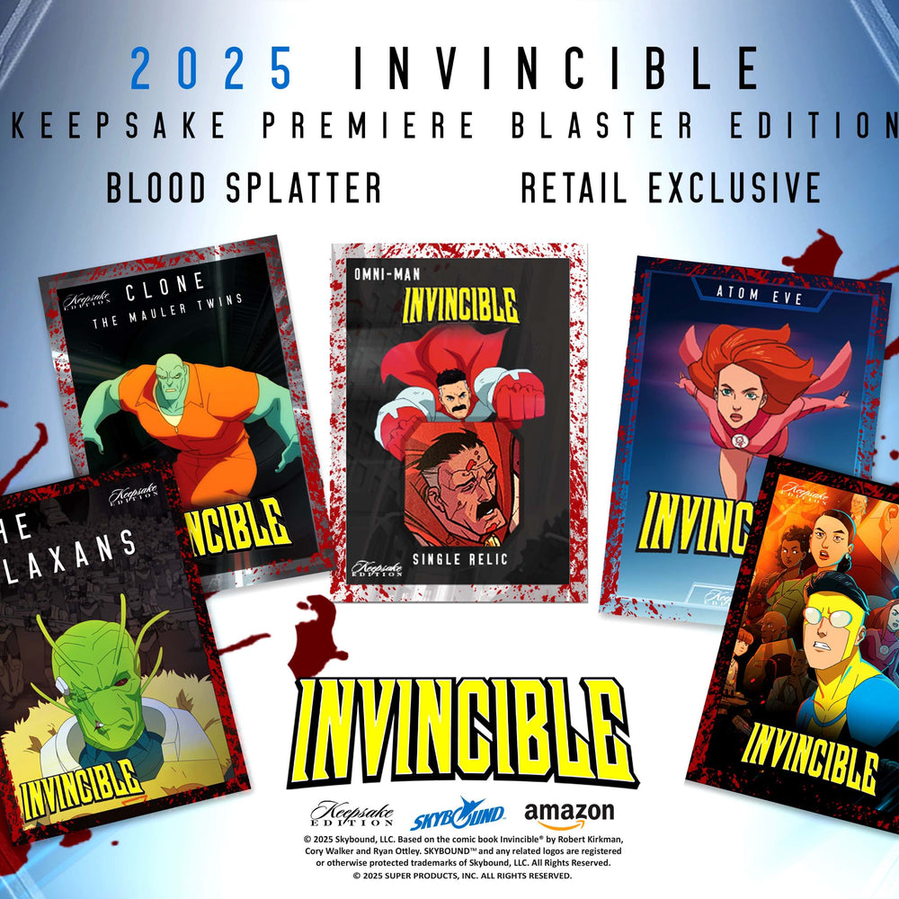 Invincible Season 1 Keepsake Premiere Blaster 8 Pack Box Keepsake Cards Invincible Season 1 Keepsake Premiere Blaster 8 Pack Box Keepsake Cards