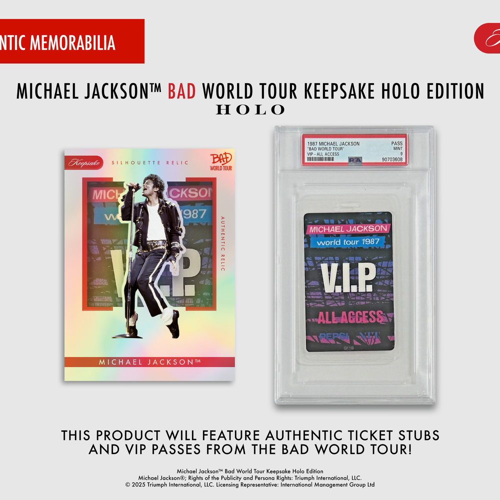 Michael Jackson Bad World Tour Keepsake Holo Breaker - 10 Box Case