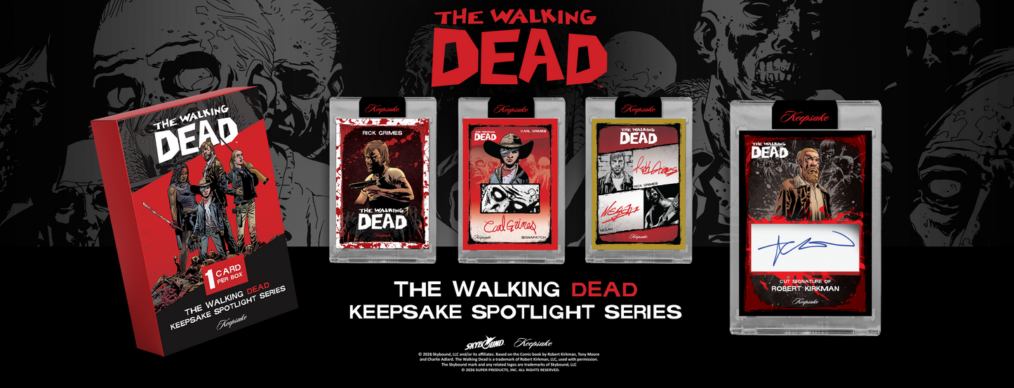 walking dead card sleeves The Walking Dead Keepsake Spotlight Series Box – Keepsake Cards