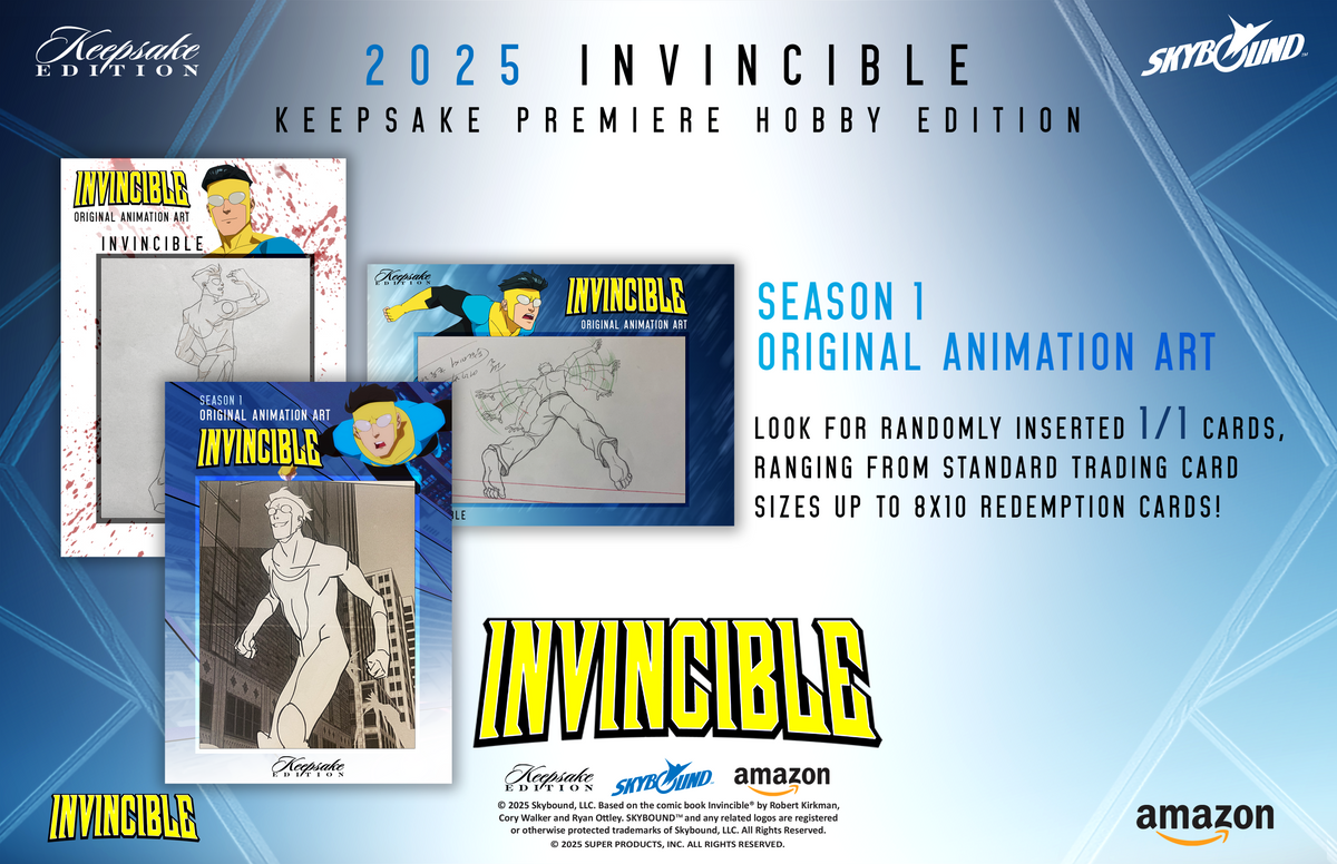 Invincable Cards 2025 Invincible Season 1 Keepsake Premiere Hobby Edition Box – Keepsake ...