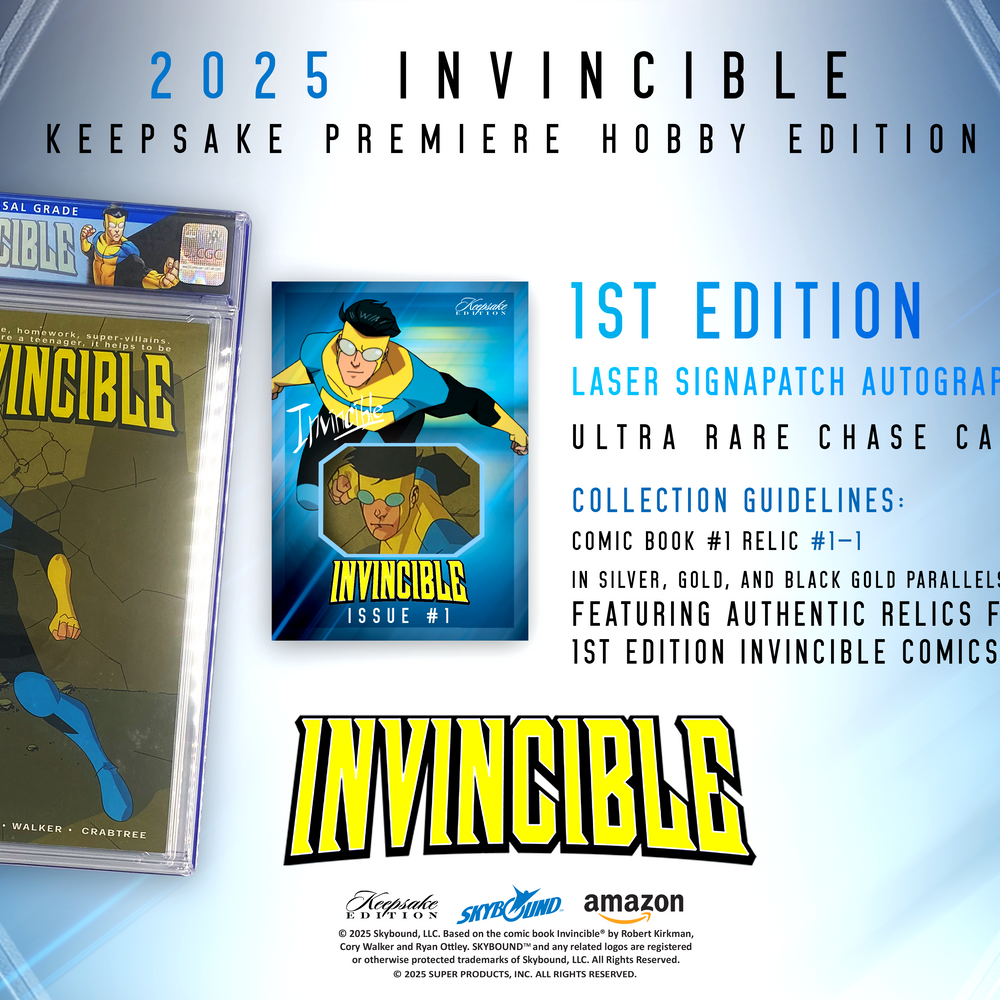 Invincable Cards 2025 Invincible Season 1 Keepsake Premiere Hobby Edition Box – Keepsake ...