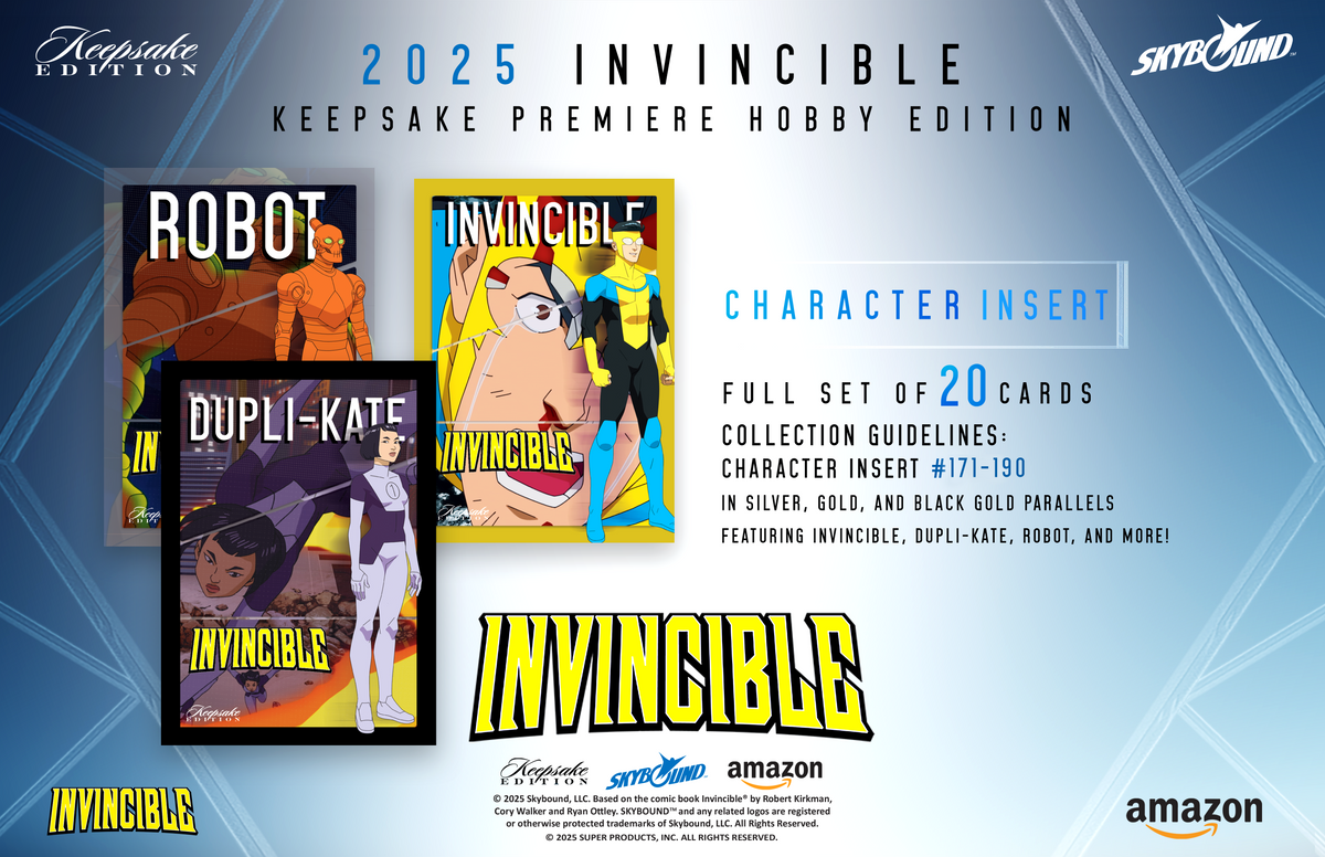 Invincible Graduation Card 2025 Invincible Season 1 Keepsake Premiere Hobby Edition Box β Keepsake ...