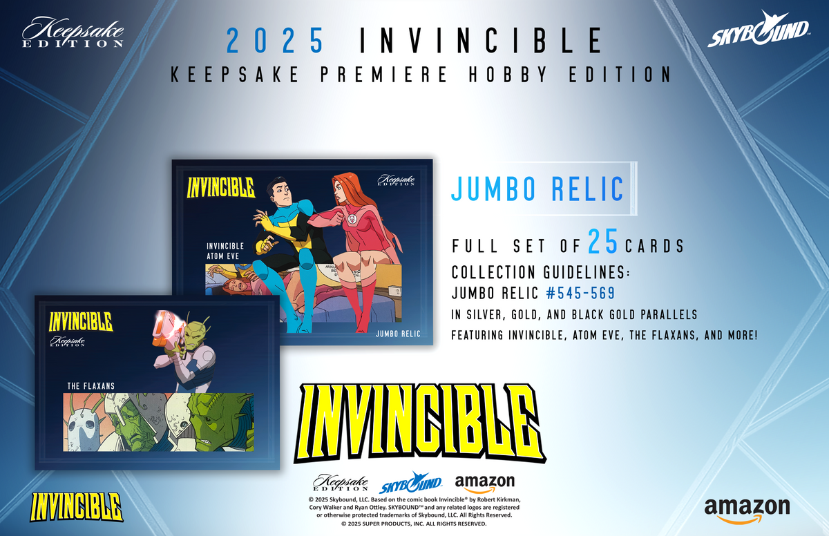 Invincible Graduation Card 2025 Invincible Season 1 Keepsake Premiere Hobby Edition Box β Keepsake ...