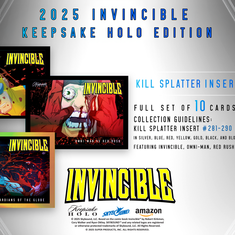 Invincible Fish Box 2025 Invincible Season 1 Keepsake Holo Breaker Box – Keepsake Cards