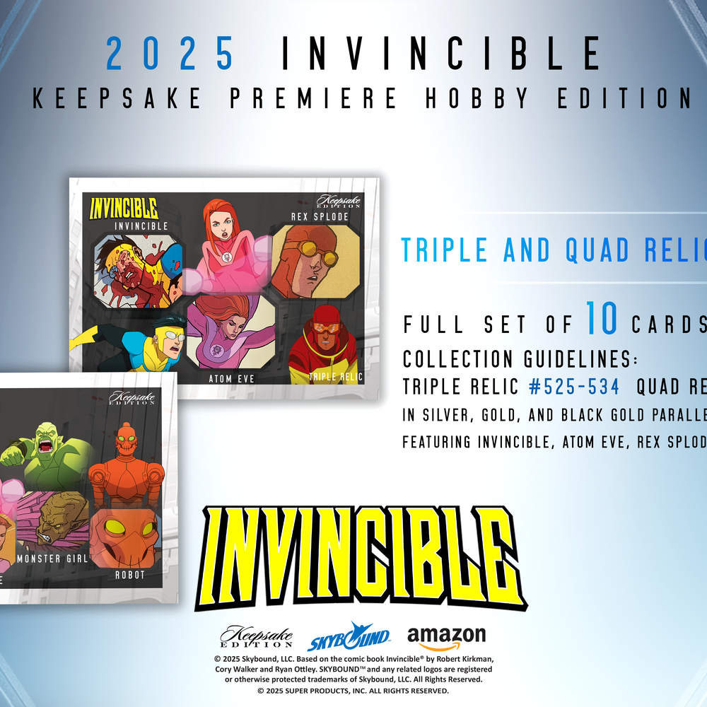 2025 Invincible Season 1 Keepsake Premiere Hobby Edition Box – Keepsake ...