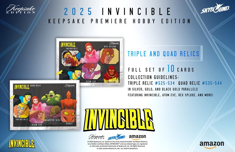 2025 Invincible Season 1 Keepsake Premiere Hobby Edition Box – Keepsake ...