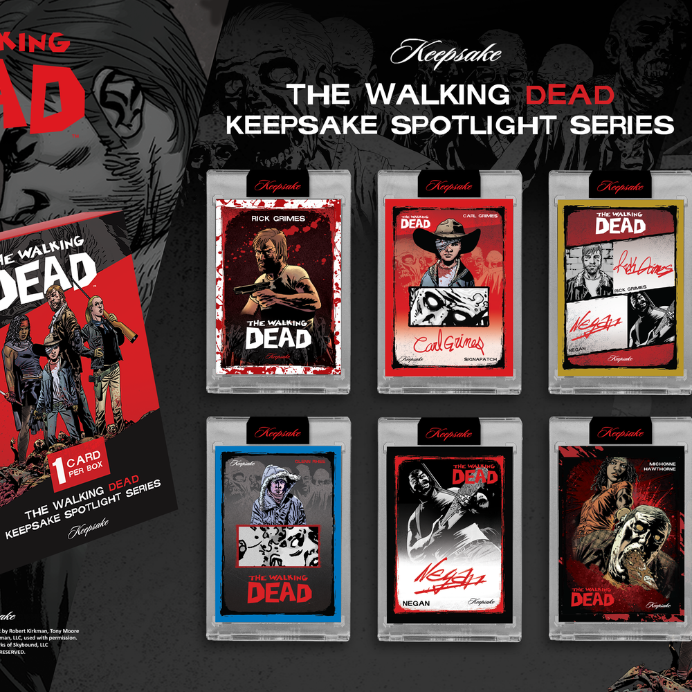 walking dead card sleeves The Walking Dead Keepsake Spotlight Series Box – Keepsake Cards
